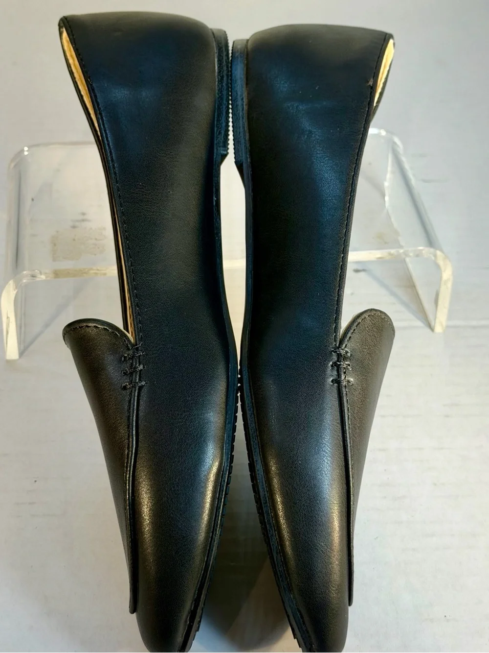 Time and Tru Black Pointed-Toe Slip-On Flats